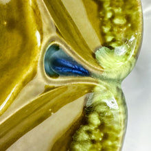 Load image into Gallery viewer, Vintage McCoy Pottery "906" Moss Green 5-Section Serving Platter

