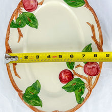 Load image into Gallery viewer, Vintage Franciscan American Apple USA Stamp 12.75 Inch Oval Serving Platter
