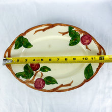 Load image into Gallery viewer, Vintage Franciscan American Apple USA Stamp 12.75 Inch Oval Serving Platter
