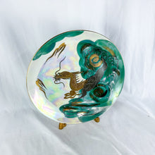 Load image into Gallery viewer, Vintage Japanese &quot;Handpeinted&quot; 18K Gold Aito China Dragon Plate
