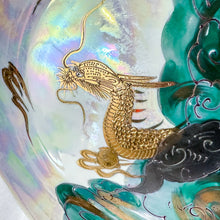 Load image into Gallery viewer, Vintage Japanese &quot;Handpeinted&quot; 18K Gold Aito China Dragon Plate
