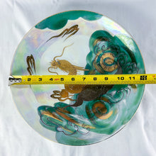 Load image into Gallery viewer, Vintage Japanese &quot;Handpeinted&quot; 18K Gold Aito China Dragon Plate
