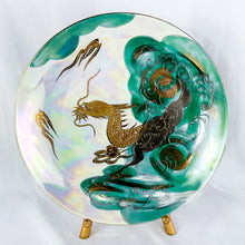 Load image into Gallery viewer, Vintage Japanese &quot;Handpeinted&quot; 18K Gold Aito China Dragon Plate
