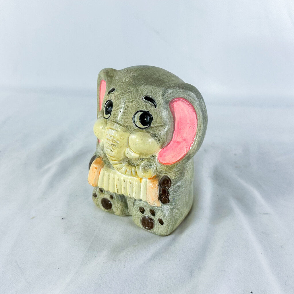 Vintage Elephant Chalkware Bank