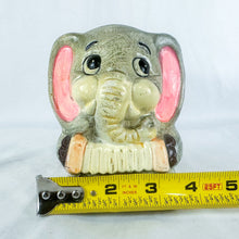 Load image into Gallery viewer, Vintage Elephant Chalkware Bank
