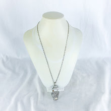 Load image into Gallery viewer, Vintage Sterling Silver Italian Chain, Israeli Pendant Necklace
