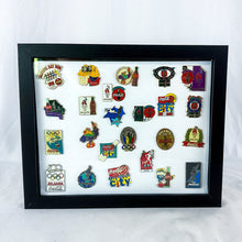 Load image into Gallery viewer, 1996 Framed Coca-Cola Atlanta USA Summer Olympics Pin Display
