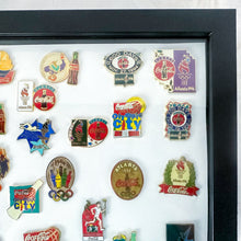 Load image into Gallery viewer, 1996 Framed Coca-Cola Atlanta USA Summer Olympics Pin Display
