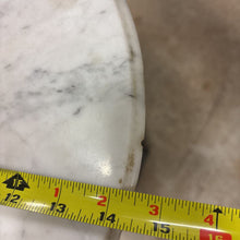 Load image into Gallery viewer, Side Table With Lamp, Cast Iron &amp; Marble
