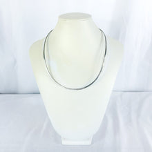 Load image into Gallery viewer, Vintage Sterling Silver Hook &amp; Loop Narrow Band Choker Necklace
