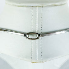 Load image into Gallery viewer, Vintage Sterling Silver Hook &amp; Loop Narrow Band Choker Necklace
