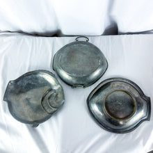 Load image into Gallery viewer, Vintage 3-Piece Pewter Fish Dish
