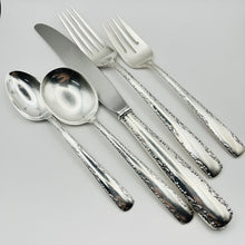 Load image into Gallery viewer, 5 Piece Dinner Size Setting, Gorham Sterling, 1941-1942 Camellia
