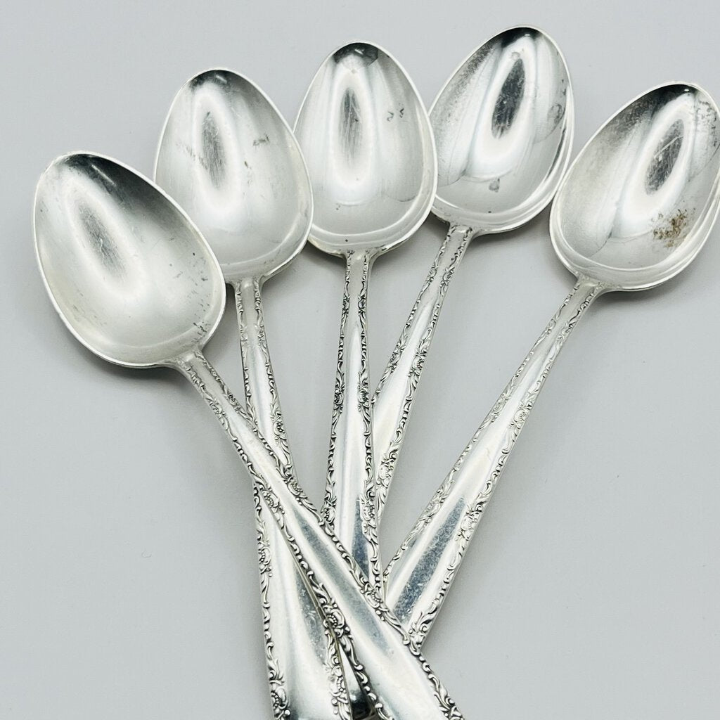 Teaspoon 5 7/8, Gorham Sterling, 1941-1942 Camellia