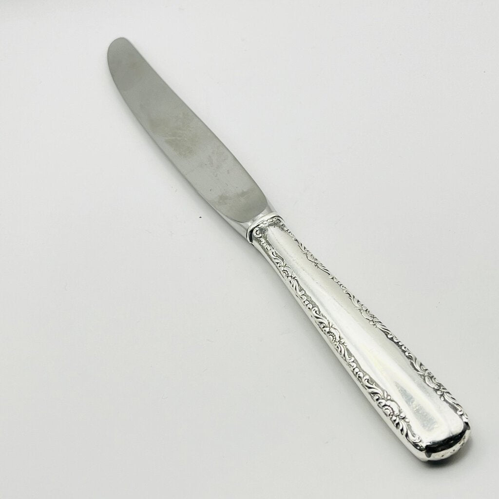 Hollow Knife 8 7/8, Gorham Sterling, 1941-1942 Camellia