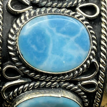 Load image into Gallery viewer, Bracelet, Cuff, Steel, Native American, with Five Flat Cabochons
