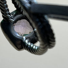 Load image into Gallery viewer, Ring, Sterling Silver, Amethyst and Diamond, David Yurman
