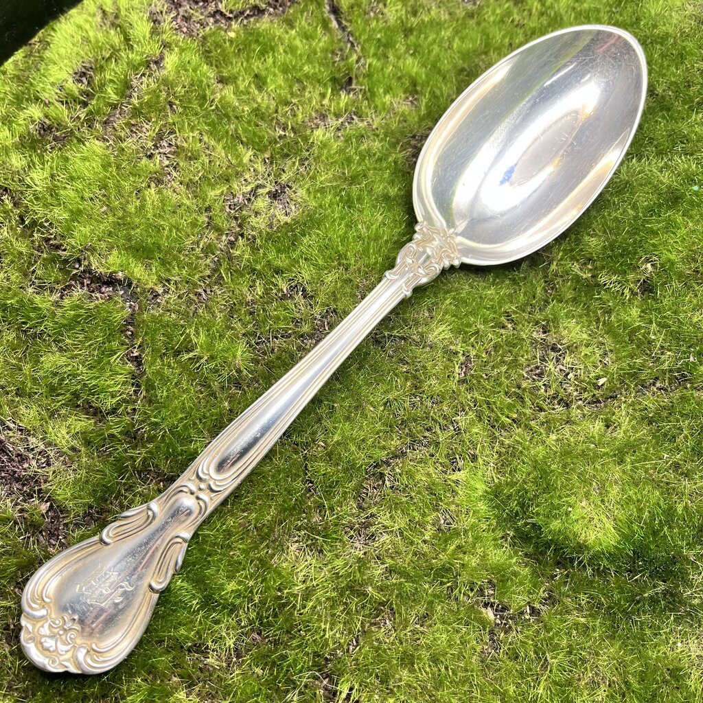 Spoon, Serving, Gorham Chantilly, Monogram M, 8 1/2 inch