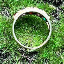 Load image into Gallery viewer, Ring, 10K Yellow Gold, Five Stones, 3 Need Replacing, Size 7 1/4
