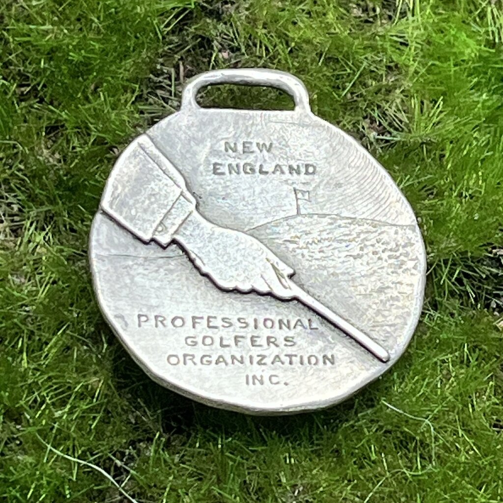 Watch Fob, Sterling Silver, Professional Golfer's Org, Maurice Kearney