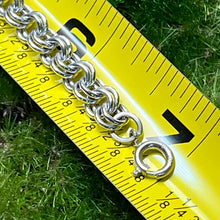 Load image into Gallery viewer, Bracelet, Sterling Silver, Heavy Double Link Chain perfect for Charms, 7 Inches
