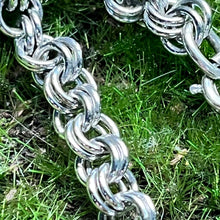 Load image into Gallery viewer, Bracelet, Sterling Silver, Heavy Double Link Chain perfect for Charms, 7 Inches
