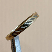 Load image into Gallery viewer, Ring, 10K Yellow Gold, Engagement Set, 3 mm Diamond, size 7 1/4
