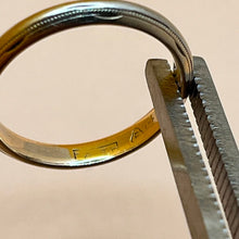 Load image into Gallery viewer, Ring, 14K Yellow and White Gold, Men&#39;s and Women&#39;s Matching Set, size 11 1/4 and 7 1/4
