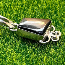 Load image into Gallery viewer, Pendant, Sterling Silver, Blue Goldstone
