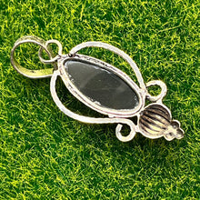 Load image into Gallery viewer, Pendant, Sterling Silver, Black Accent
