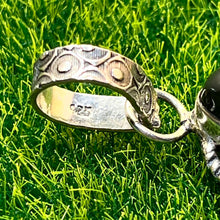 Load image into Gallery viewer, Pendant, Sterling Silver, Black Accent
