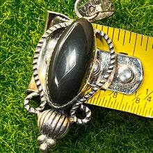 Load image into Gallery viewer, Pendant, Sterling Silver, Black Accent
