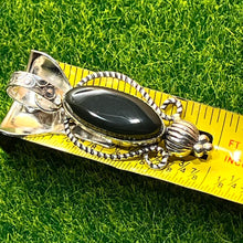 Load image into Gallery viewer, Pendant, Sterling Silver, Black Accent
