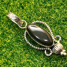 Load image into Gallery viewer, Pendant, Sterling Silver, Black Accent
