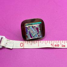 Load image into Gallery viewer, Earrings, Sterling Silver, Dichroic Glass

