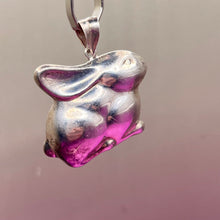 Load image into Gallery viewer, Pendant, Sterling Silver, Rabbit, Hollow
