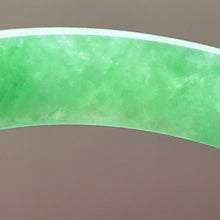 Load image into Gallery viewer, Bracelet, Bangle, Jadeite, High Grade, 56 mm, D Shaped Cross Section

