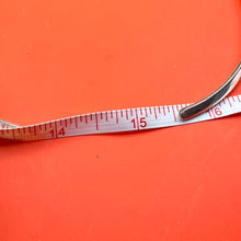 Load image into Gallery viewer, Necklace, Omega Band, Sterling Silver, Decorative Texture, 15.5 in
