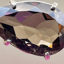 Load image into Gallery viewer, Pendant, Sterling Silver, Turquoise and Smokey Quartz
