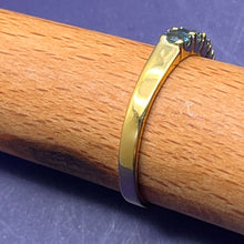 Load image into Gallery viewer, Ring, Gold Over Sterling Silver, Multi Stone Topaz, Size 7
