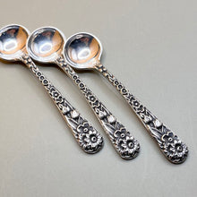 Load image into Gallery viewer, Spoon, Salt, Sterling Silver, S. Kirk &amp; Son, Dark and Shiny
