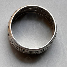Load image into Gallery viewer, Ring, Sterling Silver, Pierced Band, Size 7 1/2
