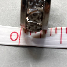Load image into Gallery viewer, Ring, Sterling Silver, Pierced Heart Band, Size 5 1/2
