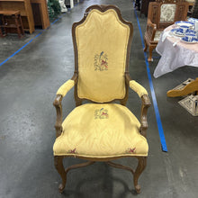 Load image into Gallery viewer, Vintage Louis XV Style Embroidered Armchair
