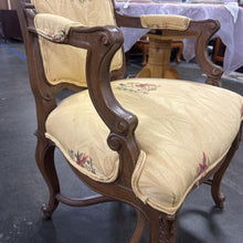 Load image into Gallery viewer, Vintage Louis XV Style Embroidered Armchair
