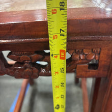Load image into Gallery viewer, Set of 4 Nesting Carved Rosewood Tables w/Marble Top Insert
