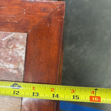 Load image into Gallery viewer, Set of 4 Nesting Carved Rosewood Tables w/Marble Top Insert
