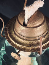 Load image into Gallery viewer, Oil Lamp, 1884 Adams &amp; Co, #85 AQUARIUS, Uranium, Light Teal Color
