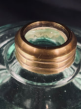 Load image into Gallery viewer, Oil Lamp, 1884 Adams &amp; Co, #85 AQUARIUS, Uranium, Light Teal Color
