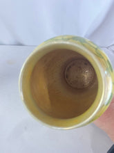 Load image into Gallery viewer, Vase, 1918 Ruskin, Yellow Lustre with Grape Vines
